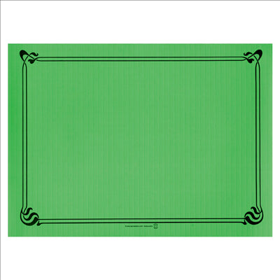 SETS DE TABLE 48 G/M2 31x43 CM VERT PRAIRIE CELLULOSE (2000 UNITÉS)