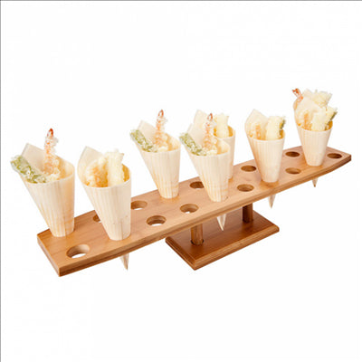 DISPLAY 20 CÔNES 50x14,7x9 CM NATUREL BAMBOU (1 UNITÉ)