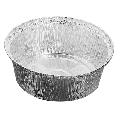 RÉCIPIENTS POULETS - PETITS Ø 21,6x6 CM ALUMINIUM (500 UNITÉS)