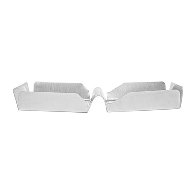 BURGER BOX 'ARTINOX' 25,2x13x3 CM ARGENTE INOX (12 UNITÉS)