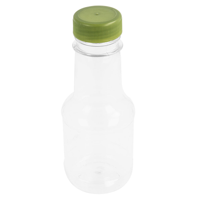 FLACONS AVEC BOUCHON PLASTIQUE 110 ML Ø4,5x11,4 CM TRANSPARENT PET (100 UNITÉS)