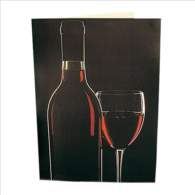 CARTE 2 VOLETS "CELLIER" 48x33 CM ASSORTI CARTON (1 UNITÉ)