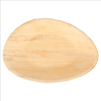 ASSIETTES OVALES 'ARECA' 17x12x2 CM NATUREL ARECA (200 UNITÉS)