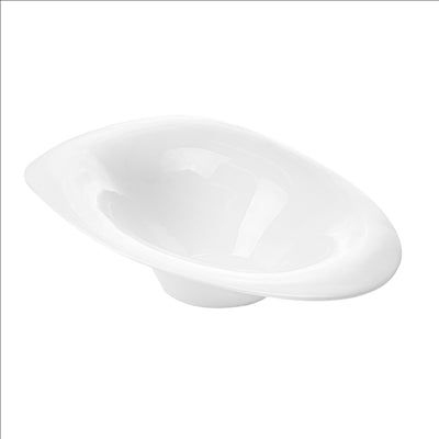 BOLS IRRÉGULIERS 30x25x9 CM BLANC PORCELAINE (4 UNITÉS)