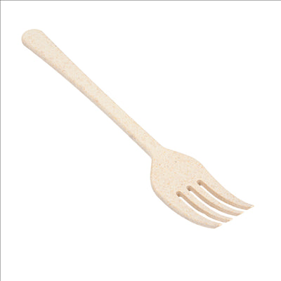 FOURCHETTES 'LUXURY' 20 CM IVOIRE FIBRE DE BOIS (10 UNITÉS)