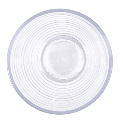 GOBELETS AVEC RELIEF 380 ML Ø 8/5,1x12,8 CM TRANSPARENT POLYCARBONATE (72 UNITÉS)