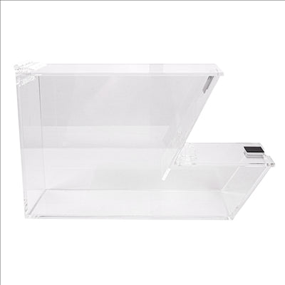 PRÉSENTOIR POUR PRODUITS EN VRAC, EMPILABLE 28x14x10 CM TRANSPARENT ACRYLIQUE (1 UNITÉ)