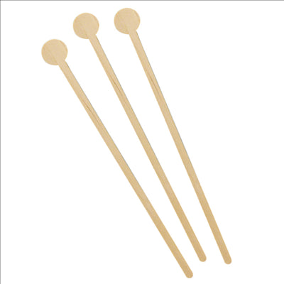 AGITATEURS "LONG DRINKS" 0,5/2x15x0,16 CM NATUREL BOIS (100 UNITÉS)