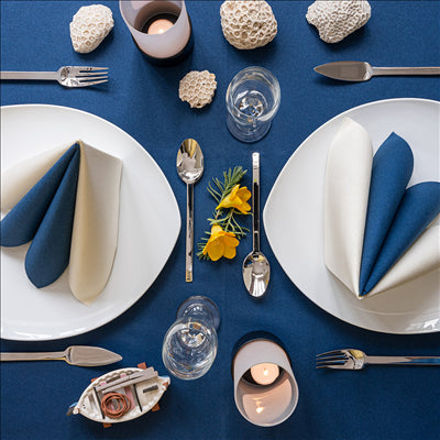 NAPPE EN ROULEAU 55 G/M2 1,20x50 M BLEU MARINE AIRLAID (1 UNITÉ)