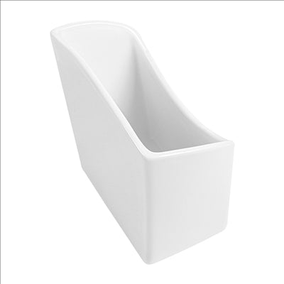 BOÎTES À FRITES S 12,4x6,5x12,7 CM BLANC PORCELAINE (6 UNITÉS)