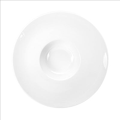ASSIETTES "GRAN ALA" Ø 28,5 CM BLANC PORCELAINE (12 UNITÉS)