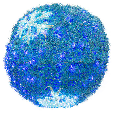 BOULE GÉANTE 360 LEDS Ø 80 CM BLEU (1 UNITÉ)