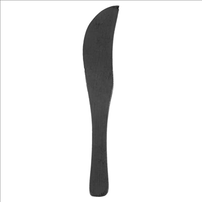 MINI COUTEAUX 9 CM NOIR BAMBOU (50 UNITÉS)