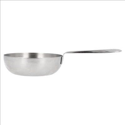 MINI POÊLE 'ARTINOX' Ø 10x3 CM ARGENTE INOX (12 UNITÉS)