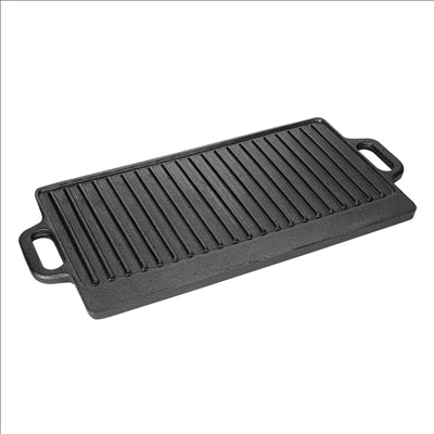 PLAQUE À GRILLER 50,5/42x23x1 CM NOIR FER (1 UNITÉ)