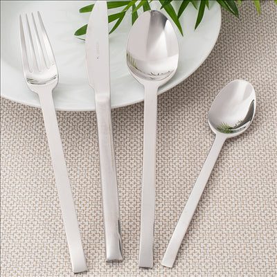 COUTEAUX 'SPIGA' 22,3 CM ARGENTE ACIER (12 UNITÉS)