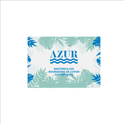 3 BATONNETS EN SACHETS BLANC 'AZUR' 7,5 CM PAPIER (250 UNITÉS)