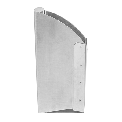 BOÎTES À FRITES L 'ARTINOX' 12x6,6x14,2 CM ARGENTE INOX (12 UNITÉS)