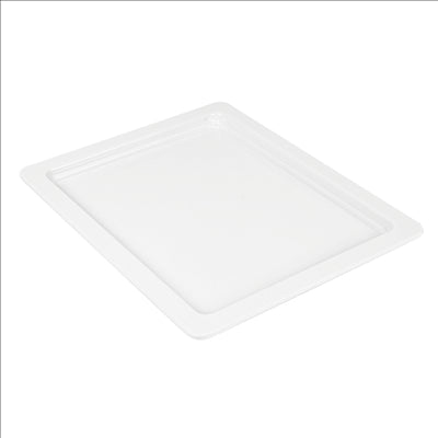 BACS GN 1/2 32,5 x 26,5 x 2 (h) CM BLANC MÉLAMINE (6 UNITÉS)