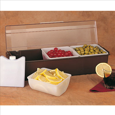 COMPARTIMENT COCKTAIL GRAND 14x14,5x7,3 CM BLANC PP (1 UNITÉ)