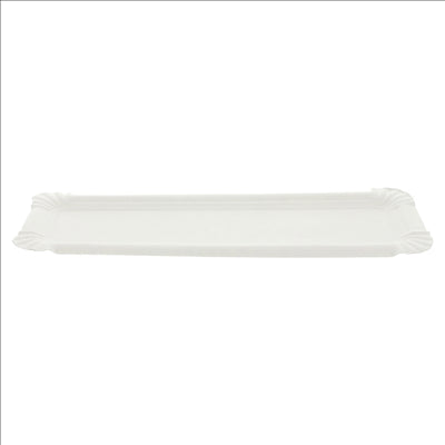 BARQUETTES POUR "HOT DOG" 280 G/M2 23x8 CM BLANC CARTON (2500 UNITÉS)