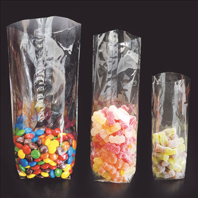 SACHETS NEUTRES 32,5 G/M2 23µ 7,5x17 CM TRANSPARENT CELOFAN (1000 UNITÉS)