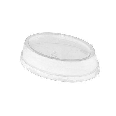 COUVERCLES HAUTES POUR RÉCIPIENTS 214.61/77   TRANSPARENT PET (100 UNITÉS)
