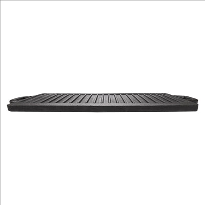 PLAQUE À GRILLER 50,5/42x23x1 CM NOIR FER (1 UNITÉ)