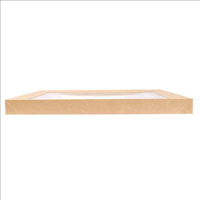COUVERCLES POUR BOÎTES 253.13 300 G/M2 + PET 26,2x15,5x3 CM NATUREL KRAFT (100 UNITÉS)