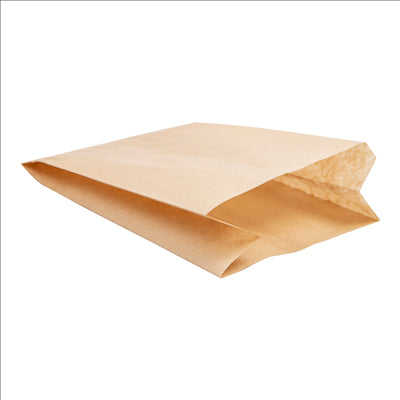 SACHETS 'GRILL&GO' 38 GR/M2 14+7x22 CM NATUREL KRAFT (500 UNITÉS)