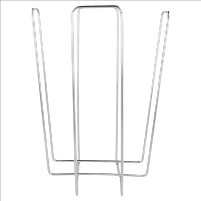 DISTRIBUTEUR SERVIETTES 11x11x18 CM ARGENTE INOX (1 UNITÉ)