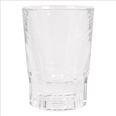 VERRES À SHOT 50 ML Ø 5,5/4,5x7,6 CM TRANSPARENT POLYCARBONATE (12 UNITÉS)