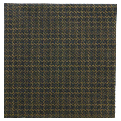 SERVIETTES 'ELEGANCE' 60 G/M2 40x40 CM NOIR AIRLAID (700 UNITÉS)