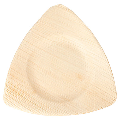 ASSIETTES TRIANGULAIRES 'ARECA' 15x13x1 CM NATUREL ARECA (200 UNITÉS)