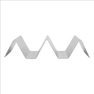 RACK POUR 2/3 TACOS 'ARTINOX' 16,5x8x3,5 CM ARGENTE INOX (12 UNITÉS)