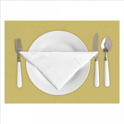 SETS DE TABLE RECYCLÉS 90 G/M2 31x43 CM PAILLE PAPIER (1250 UNITÉS)