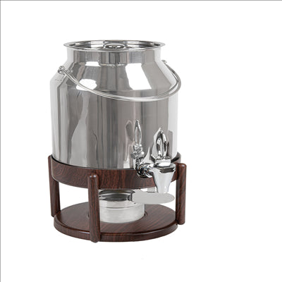 DISTRIBUTEUR POUR BOISSONS CHAUDES 6L 6 L 20,3x27x43,5 CM ARGENTE INOX (1 UNITÉ)