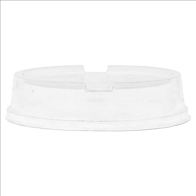 COUVERCLES HAUTS POUR RÉCIPIENTS 214.66/80 Ø 9,3 CM TRANSPARENT PET (100 UNITÉS)