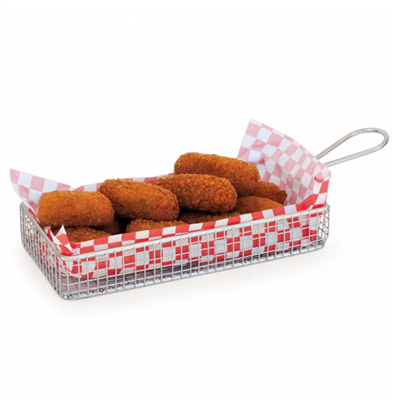 MINI FRITEUSES LONGUES 'ARTINOX' 22x10x6 CM ARGENTE INOX (6 UNITÉS)