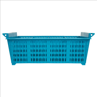 PANIER POUR COUVERTS SANS ANSE 42,5x21x15 CM BLEU PP (1 UNITÉ)