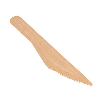 COUTEAUX 'PAPER CUTLERY' 960 G/M2 15,8 CM NATUREL PAPIER (50 UNITÉS)