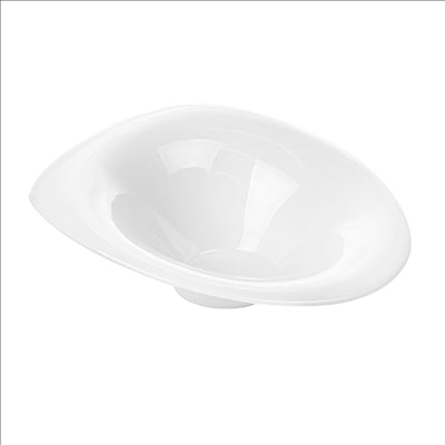 BOLS IRRÉGULIERS 26x21x7,2 CM BLANC PORCELAINE (4 UNITÉS)