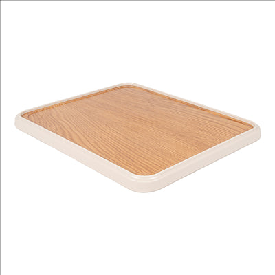 COUVERRLE POUR BENTO BOX 263.34 'ASAMI WARE'  30x25x1,7 CM COMPARAISON BOIS MÉLAMINE (6 UNITÉS)