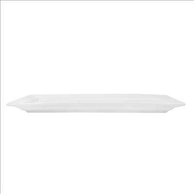 ASSIETTES RECTANGULAIRES 36,2x17,8 CM BLANC PORCELAINE (12 UNITÉS)