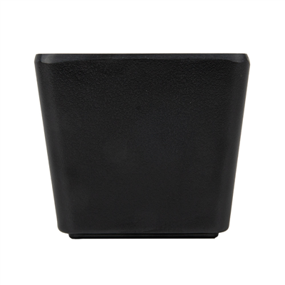 GOBELETS CARRÉS 'ASAMI WARE' 6,8x6,8x5,8 CM NOIR MÉLAMINE (12 UNITÉS)
