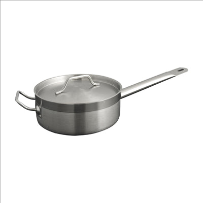 SAUTEUSE AVEC COUVERCLE 4,5 L Ø 26x8,5 CM ARGENTE INOX (1 UNITÉ)
