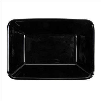 PANIERS À FRIRE S 13,5x9,4x3,2 CM NOIR PORCELAINE (6 UNITÉS)