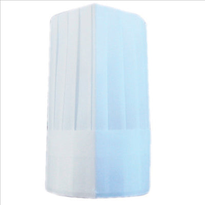 TOQUES AJUSTABLES CLASSIQUES 26 CM BLANC AIRLAID (10 UNITÉS)