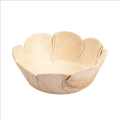 BOLS 'WOOD' Ø 8,5x3 CM NATUREL BOIS (200 UNITÉS)