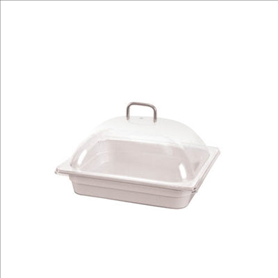 COUPOLE 1/2 GN 33x27x14,5 CM TRANSPARENT POLYCARBONATE (1 UNITÉ)